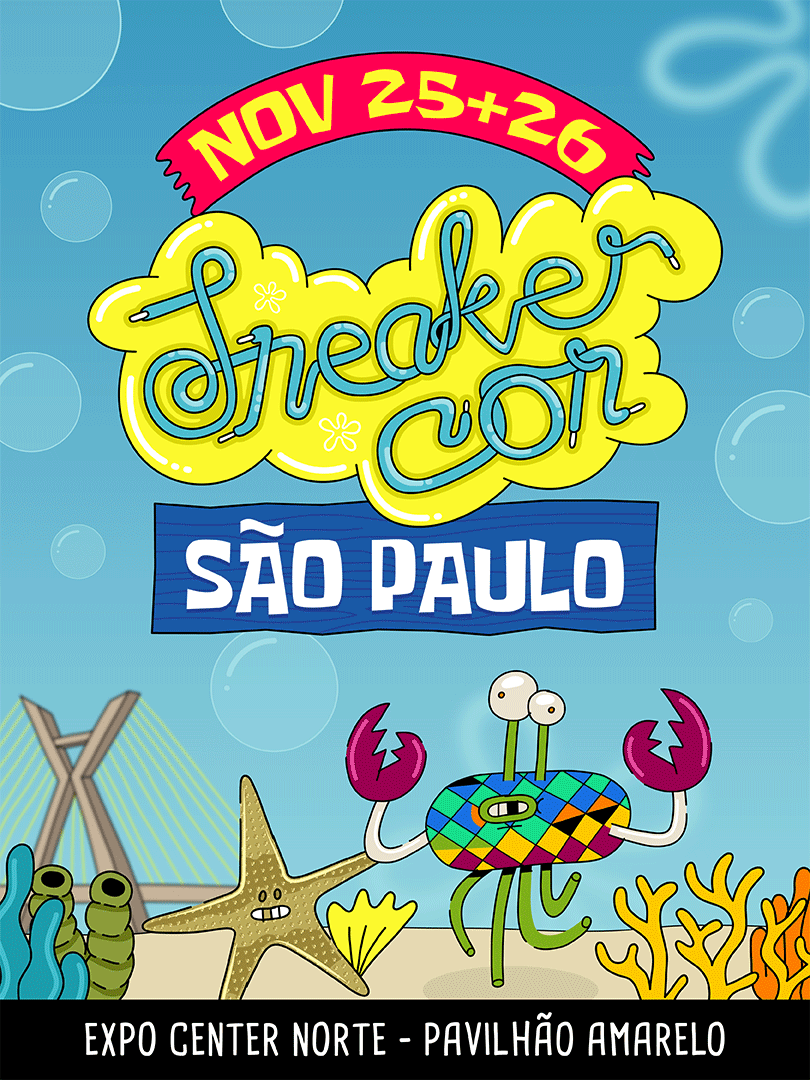 SNEAKER CON CHEGA AO BRASIL PELA PRIMEIRA VEZ